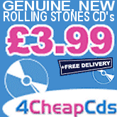 buy genuine new Rolling Stones CD's from only £3.99